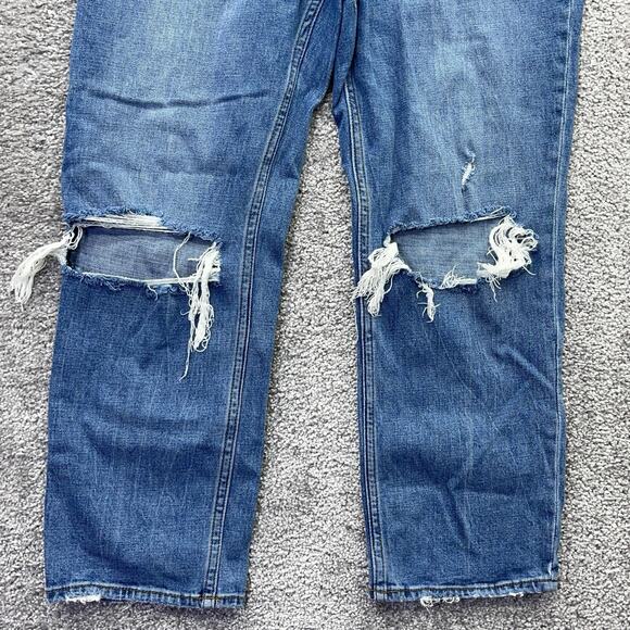 Abercrombie & Fitch Jeans Womens 29 8 Ankle Straight Ultra High Rise Denim Curve - Picture 2 of 11